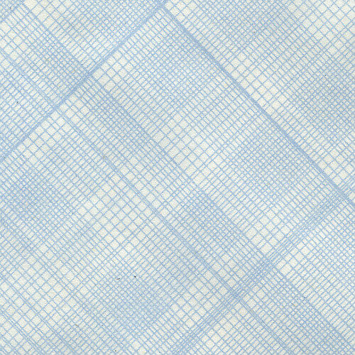 Light blue plaid security envelope pattern